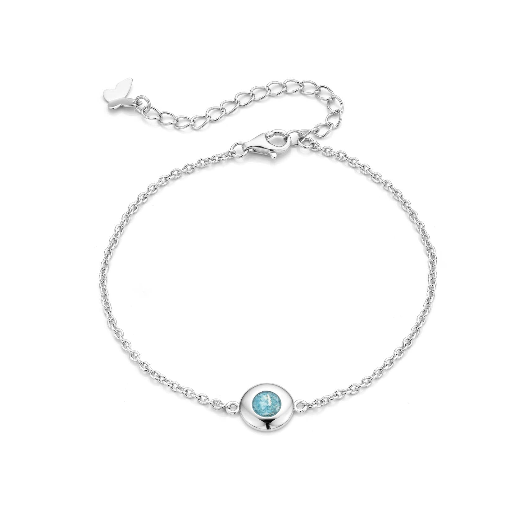 Centre Serenity Blue WithMe™ Gedenksieraden Memorial Bracelet