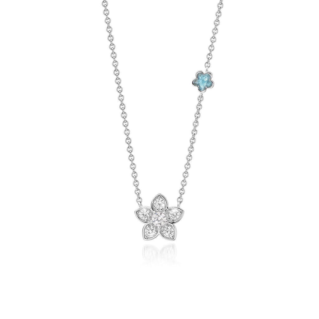 Fleur Éternelle Serenity Blue WithMe™ Gedenksieraden Memorial Pendant