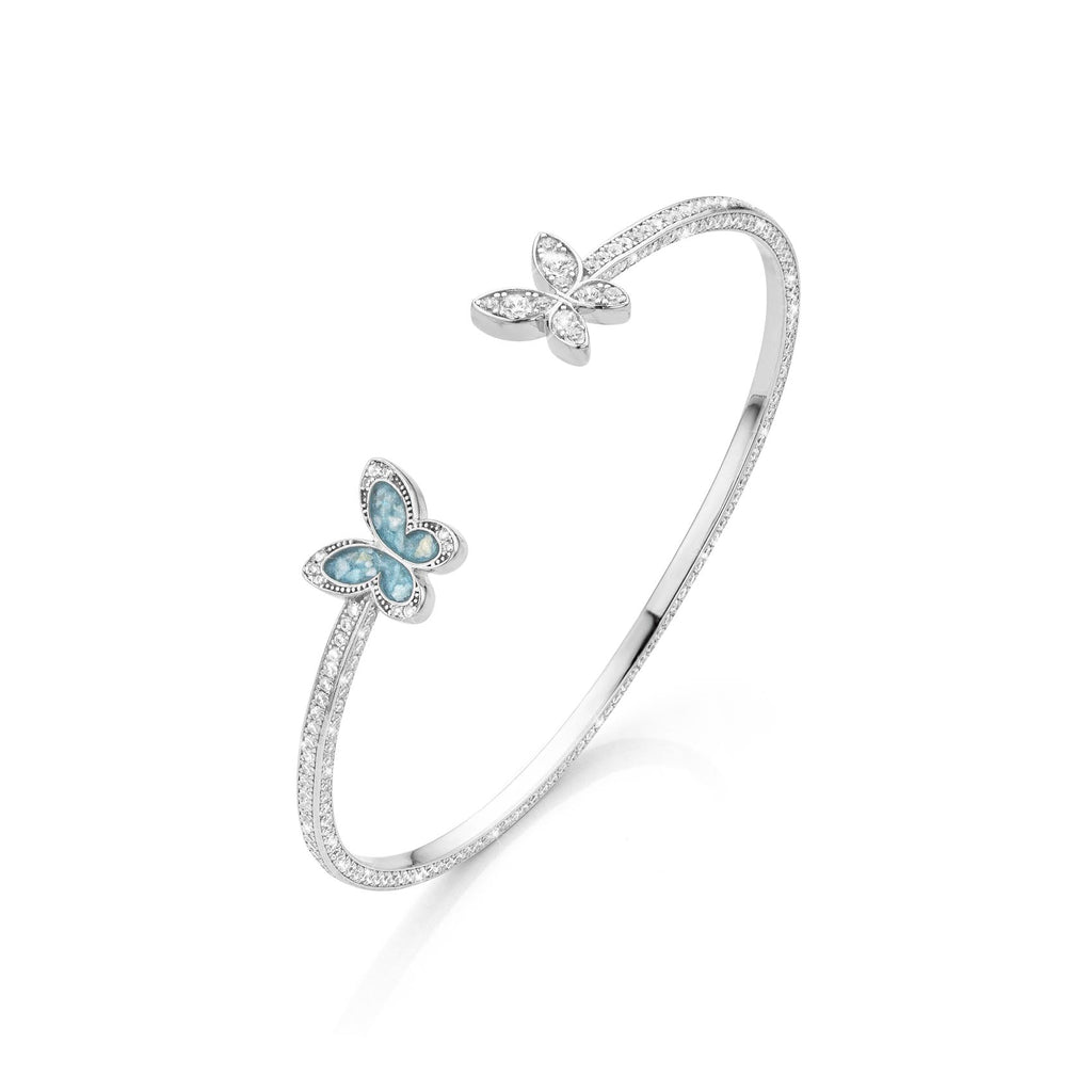 Papillon Éternel Brillance Serenity Blue WithMe™ Gedenksieraden Memorial Bracelet