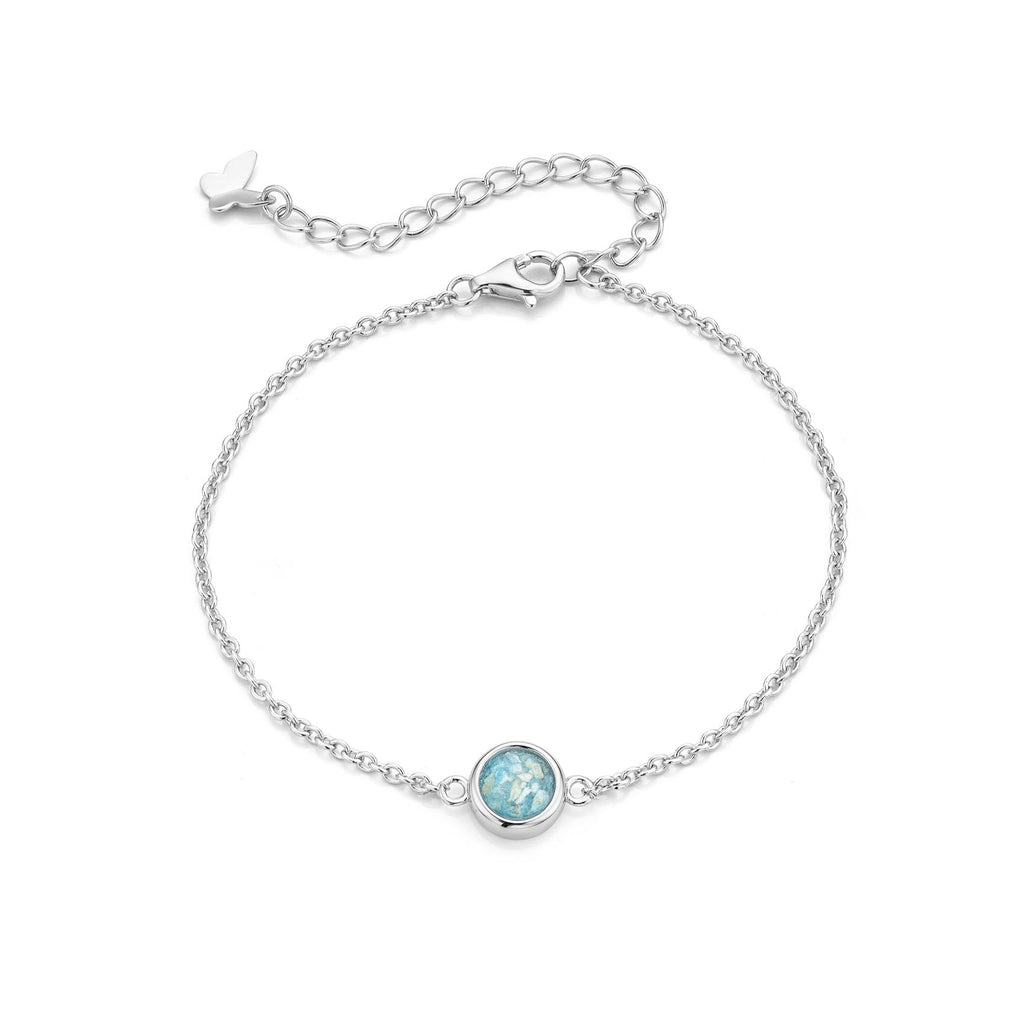 Réversible Serenity Blue WithMe™ Gedenksieraden Memorial Bracelet
